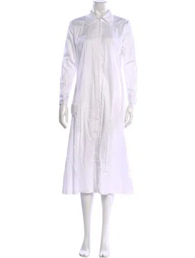 Pre-owned Norma Kamali Long Dress In White