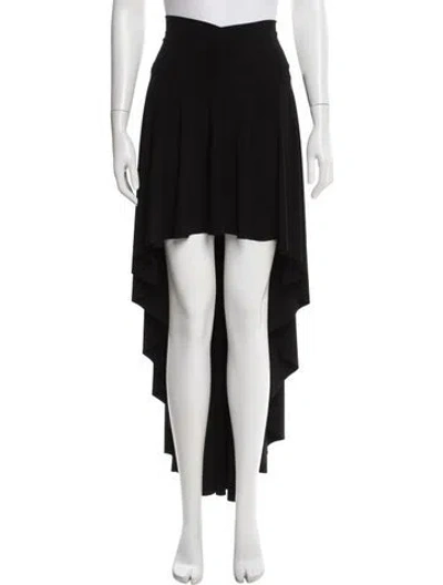 Pre-owned Norma Kamali Long Skirt In Black