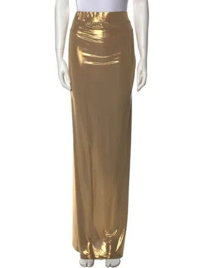 Pre-owned Norma Kamali Long Skirt In Neutral