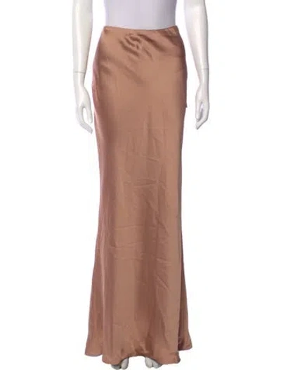 Pre-owned Norma Kamali Long Skirt In Neutral