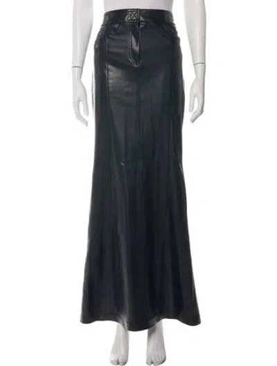 Pre-owned Norma Kamali Long Skirt W/ Tags In Black