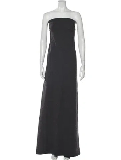 Pre-owned Norma Kamali Long Skirt W/ Tags In Gray