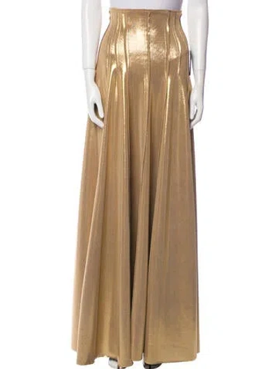Pre-owned Norma Kamali Long Skirt W/ Tags In Neutral