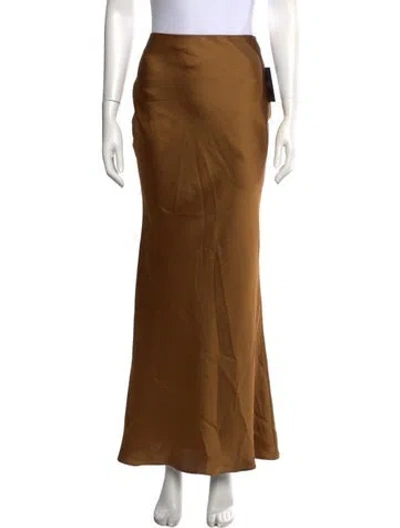 Pre-owned Norma Kamali Long Skirt W/ Tags In Neutrals