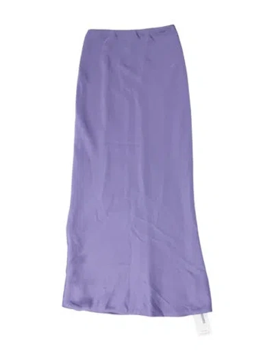 Pre-owned Norma Kamali Long Skirt W/ Tags In Purple