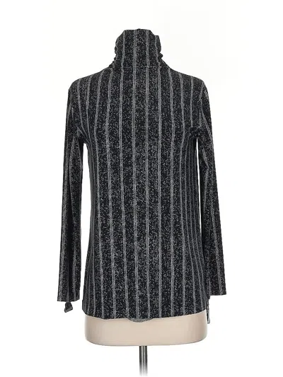 Pre-owned Norma Kamali Long Sleeve Turtleneck In Black