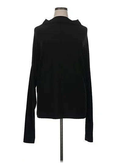 Pre-owned Norma Kamali Long Sleeve Turtleneck In Black