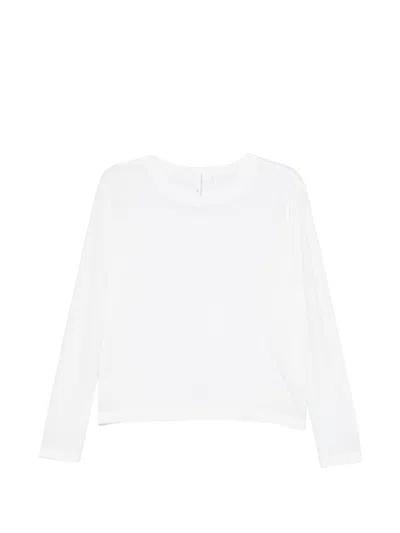 Norma Kamali Long Sleeves Top In White