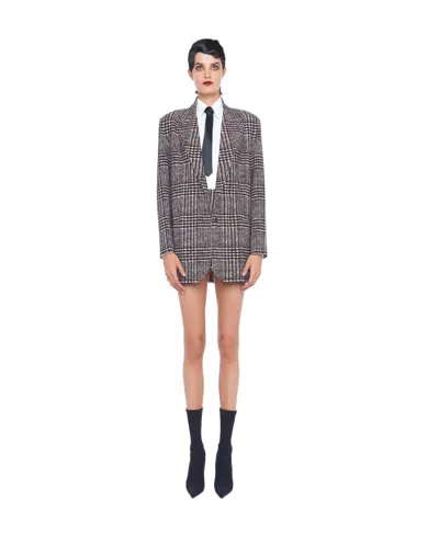 Norma Kamali Long-sleeved Casual Jacket In Brown