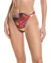 Norma Kamali Luca Bikini Bottom In Multi