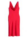 Norma Kamali Maria Dress In Red