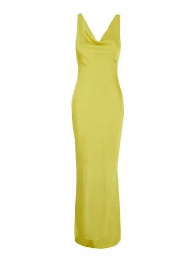 Norma Kamali Maria Gown In Yellow