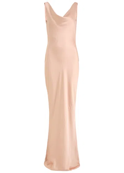 Norma Kamali Maria Satin Gown