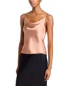 Norma Kamali Maria Slip Top In Cappuccino