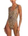 Norma Kamali Leopard-print One-piece Swimsuit In Cheetah Patch