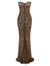 Norma Kamali Mermaid Dress In Brown