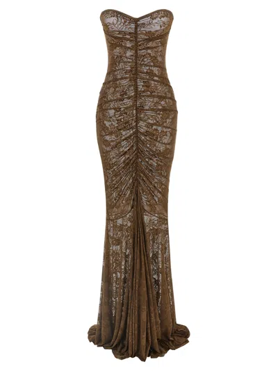 Norma Kamali Sleeveless Dress In Green