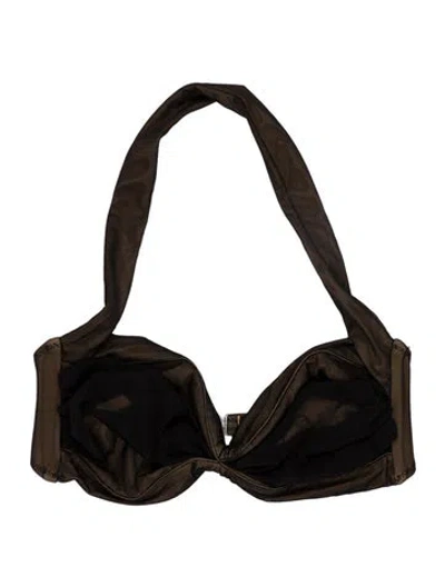 Pre-owned Norma Kamali Mesh Accents Top