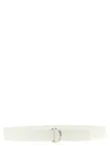 Norma Kamali 'metal Hardware Clean Lines Belt' In White