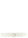 Norma Kamali 'metal Hardware Clean Lines Belt' In White