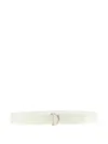 Shop Norma Kamali Mid Belt In White