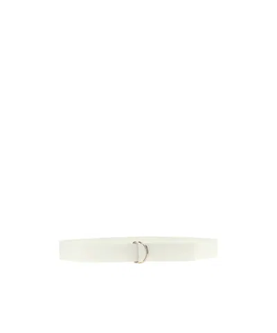 Norma Kamali Mid Belt In White