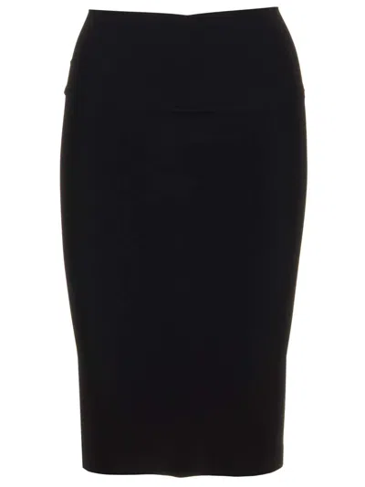 Norma Kamali Mid-length Fitted Tube-skirt