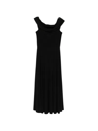 Norma Kamali Midi Dress In Black