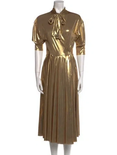 Pre-owned Norma Kamali Midi Length Dress W/ Tags