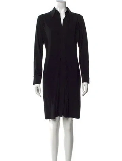 Pre-owned Norma Kamali Mini Dress In Black