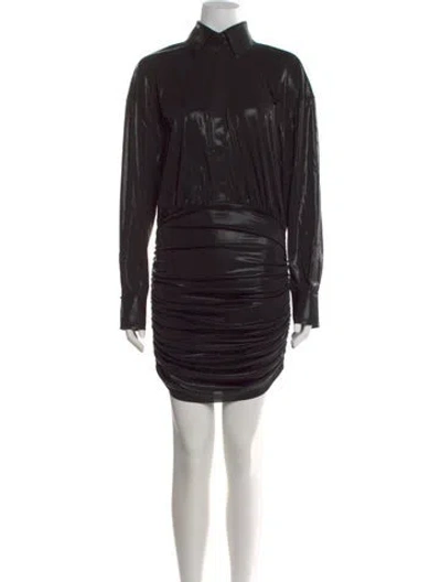 Pre-owned Norma Kamali Mini Dress In Black