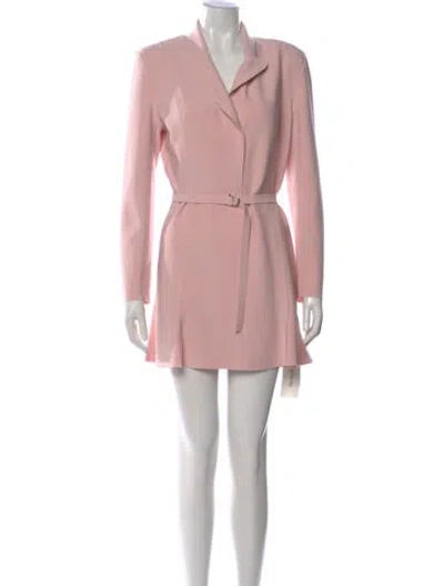Pre-owned Norma Kamali Mini Dress In Pink