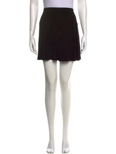 Pre-owned Norma Kamali Mini Shorts In Black