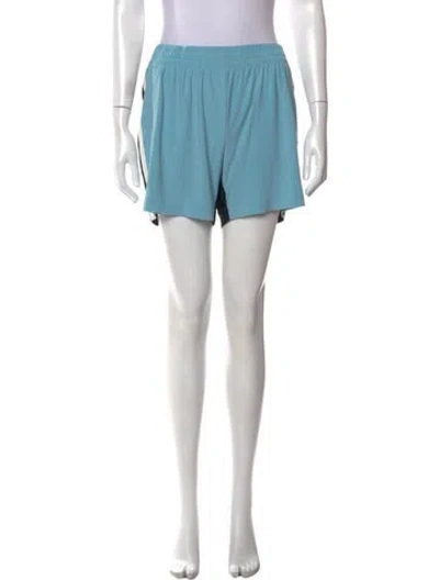 Pre-owned Norma Kamali Mini Shorts In Blue