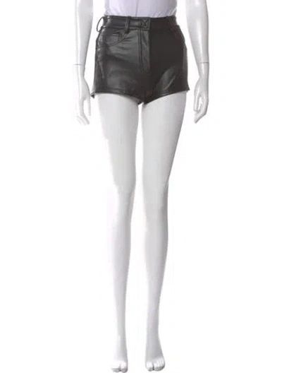 Pre-owned Norma Kamali Mini Shorts In Gray