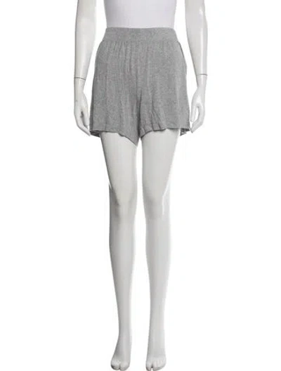 Pre-owned Norma Kamali Mini Shorts In Gray