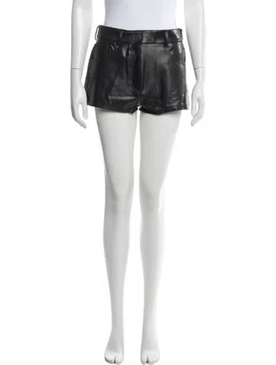 Pre-owned Norma Kamali Mini Shorts In Metallic