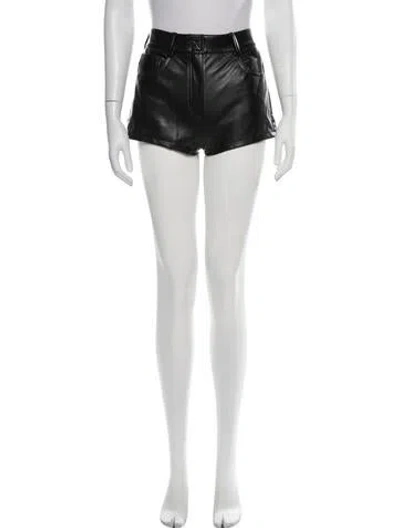 Pre-owned Norma Kamali Mini Shorts In Metallic