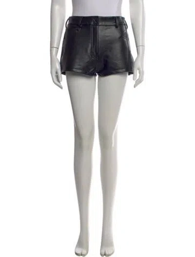 Pre-owned Norma Kamali Mini Shorts In Silver