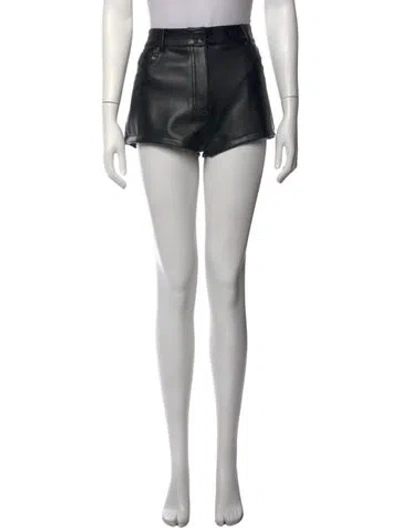 Pre-owned Norma Kamali Mini Shorts W/ Tags In Black