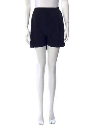 Pre-owned Norma Kamali Mini Shorts W/ Tags In Black
