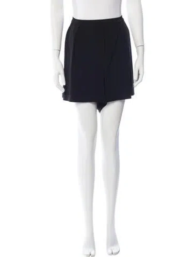 Pre-owned Norma Kamali Mini Shorts W/ Tags In Black