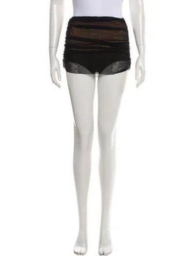 Pre-owned Norma Kamali Mini Skirt In Black