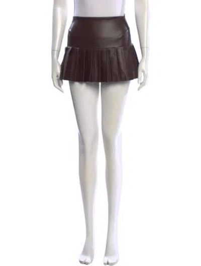 Pre-owned Norma Kamali Mini Skirt In Black