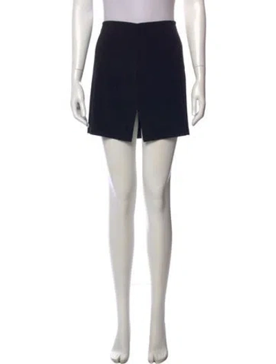 Pre-owned Norma Kamali Mini Skirt In Black