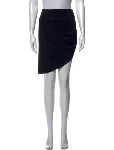 Pre-owned Norma Kamali Mini Skirt In Black
