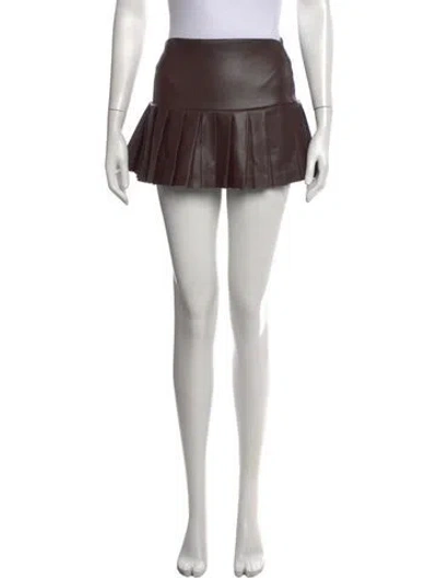 Pre-owned Norma Kamali Mini Skirt In Black