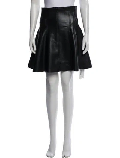 Pre-owned Norma Kamali Mini Skirt In Black
