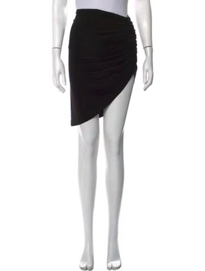 Pre-owned Norma Kamali Mini Skirt In Black