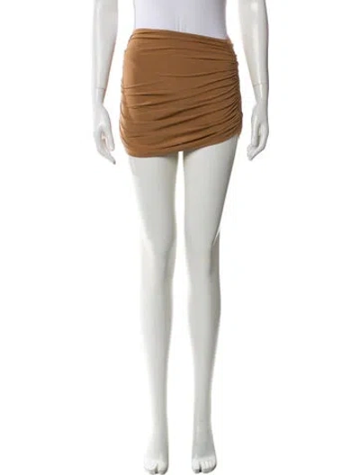 Pre-owned Norma Kamali Mini Skirt In Blue